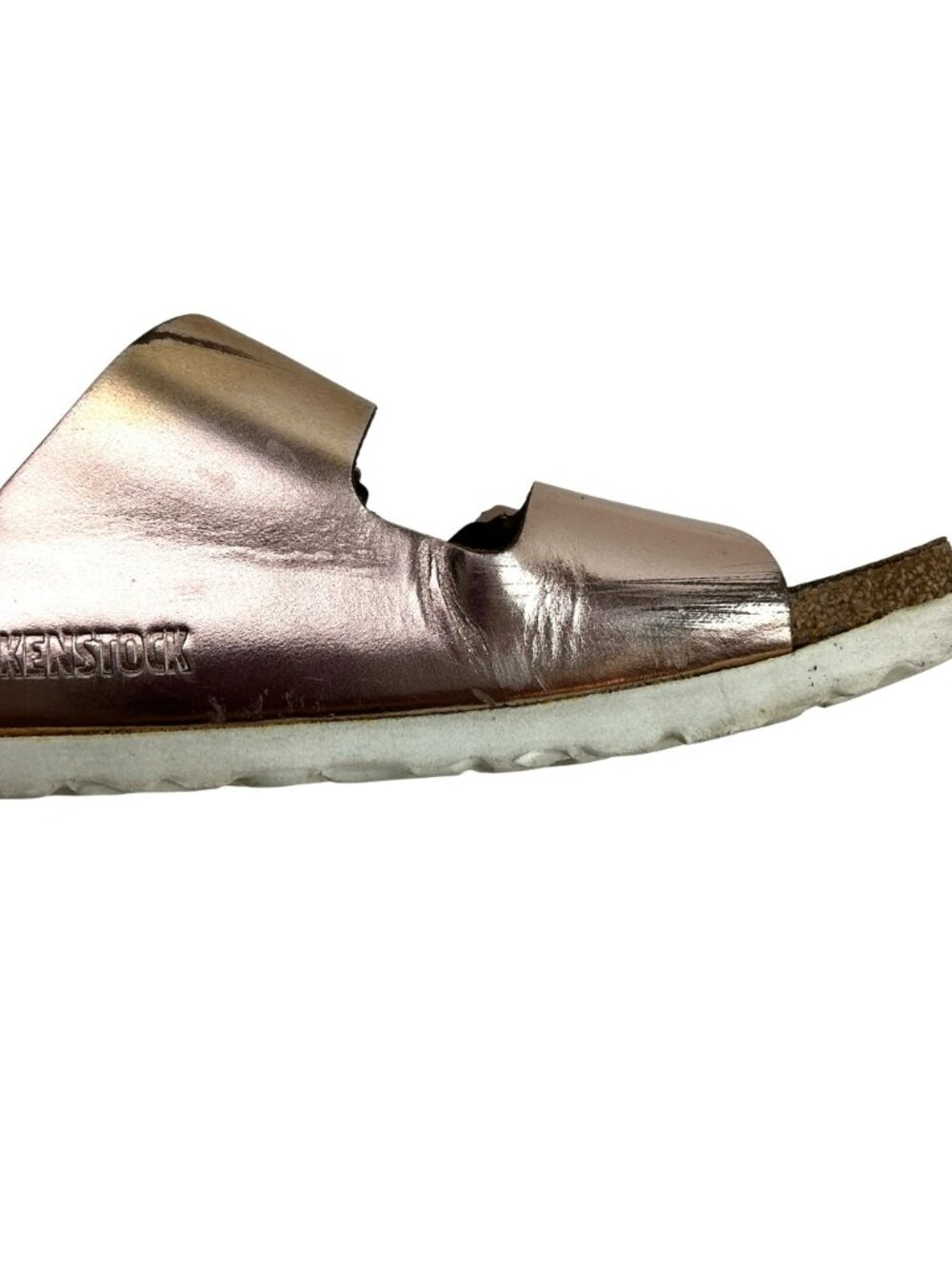 Birkenstock Arizona Rose Gold Double Buckle Slide Sandals Womens Size 5 EU 36 Ma - Picture 16 of 16